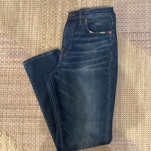 Madewell high rise slim boyjean